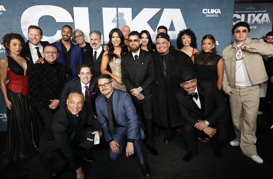 Cast and crew at the Red Carpet World Premiere of Sony Pictures' CLIKA at the TCL Chinese Theatre on January 20, 2026 in Los Angeles, California. (Photo by Eric Charbonneau/Sony Pictures via Getty Images)